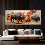 Spanish Abstract Bullfight 100