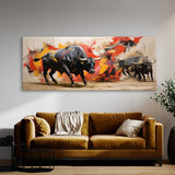 Spanish Abstract Bullfight 100