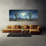 Southwestern Moonlit Saguaros 27