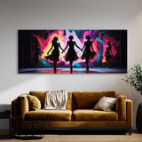 Silhouette Neon Dance 89
