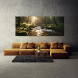 Relaxing Sunlit Forest Stream 67