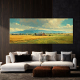 Barn Rustic Tranquility Panorama 22