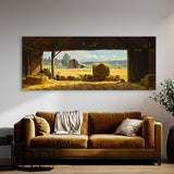 Barn Sunlit Interior 17