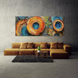 Tree Ring Colorful Rings 58