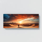 Scene Desert Sunset Journey 79