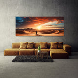 Scene Desert Sunset Journey 79