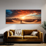 Scene Desert Sunset Journey 79