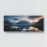 Scene Twilight Mountain Serenity 69
