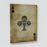 4 Set Ace Cards Wall Art