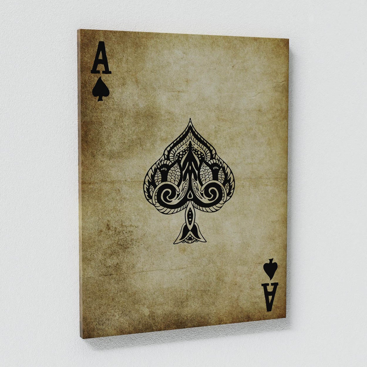 Ace of Spade Vintage Wall Art