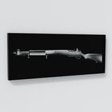 M1 Garand Rifle Silver Wall Art