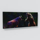 Bull vs Bear Wall Art