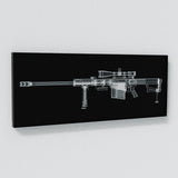 Sniper Barrett M82A1 X-Ray Wall Art