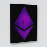 Ethereum Purple Big Wall Art