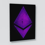 Bitcoin & Ethereum Simple Wall Art