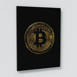 Bitcoin Black Sense Canvas