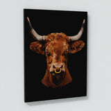 Bull Head Angry Sense Canvas