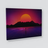 Synthwave Simulation Wall Art