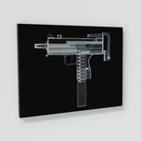 Uzi X-Ray Wall Art