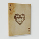 Ace Card Vintage Sense Canvas