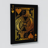 Jack Card Gold Sense Canvas