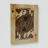 Jack Card Vintage Sense Canvas