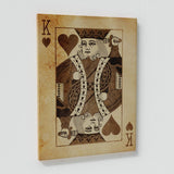 King Card Vintage Sense Canvas