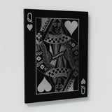 Queen Card Silver Sense Canvas