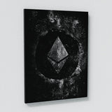 Bitcoin Gold & Ethereum Silver Wall Art