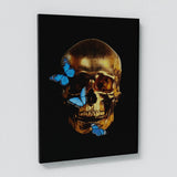 Skull Gold Wall Art