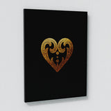 Heart Gold Wall Art