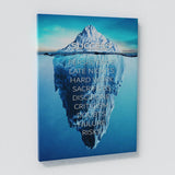 The Success Iceberg Wall Art