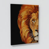 Half Lion Half Lioness Wall Art