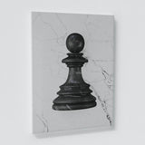 Pawn White Wall Art