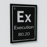 Execution Periodic Wall Art