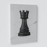 Rook White Wall Art