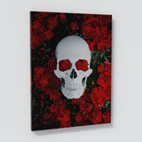 Skeleton Flower Wall Art