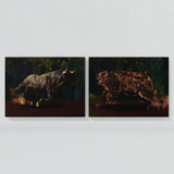 Bull vs Bear Run Wall Art