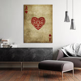 Ace of Heart Vintage Wall Art