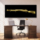 M1 Garand Rifle Gold Wall Art