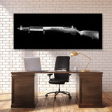M1 Garand Rifle Silver Wall Art