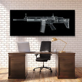 MK 16 SCAR-L X-Ray Wall Art