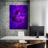 Ethereum Purple Abstract Wall Art