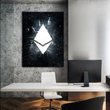 Ethereum Breaking Wall Art