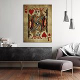 Jack Card Heart Wall Art