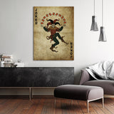 Joker Card Vintage Wall Art