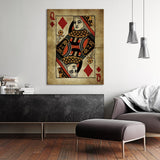 Queen Card Diamond Wall Art