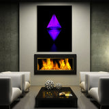 Ethereum Purple Wall Art