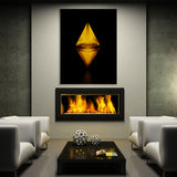 Ethereum Yellow Wall Art