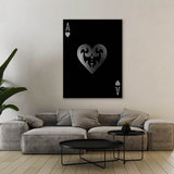 Ace Card Silver Sense Canvas